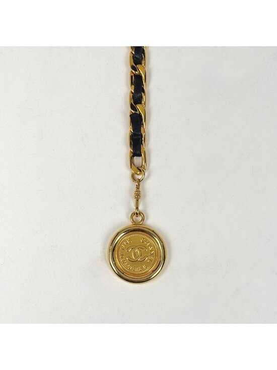 Chanel Belt CC Logo 31 Rue Cambon Leather Black main image 5